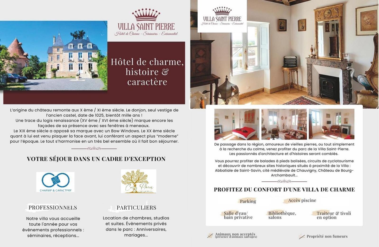 Villa Saint Pierre La Trimouille Exteriér fotografie